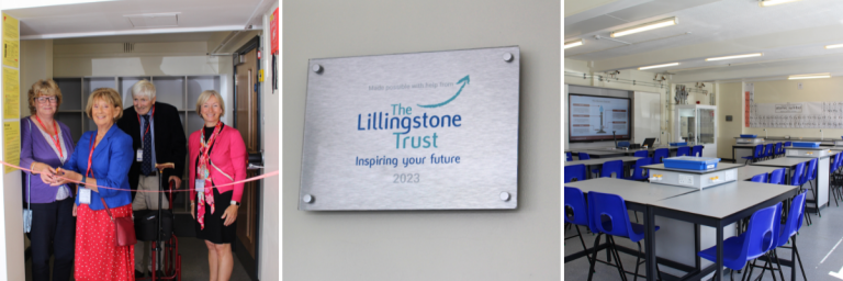 Lillingstone Trust Science Room Opening Lillingstone trust 1